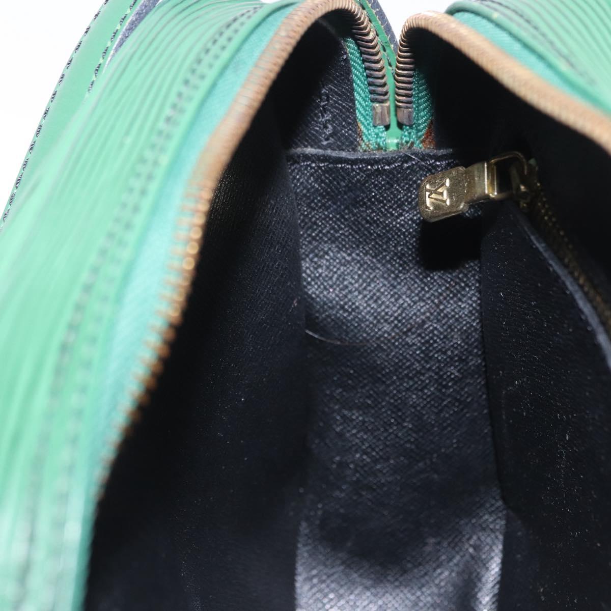 LOUIS VUITTON Epi Jeune Fille MM Shoulder Bag Green M52154 LV Auth 202611