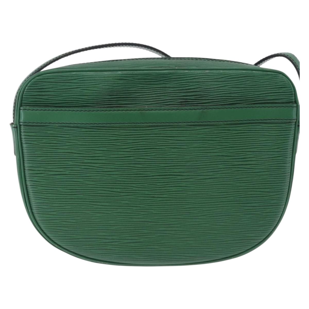 LOUIS VUITTON Epi Jeune Fille MM Shoulder Bag Green M52154 LV Auth 202611