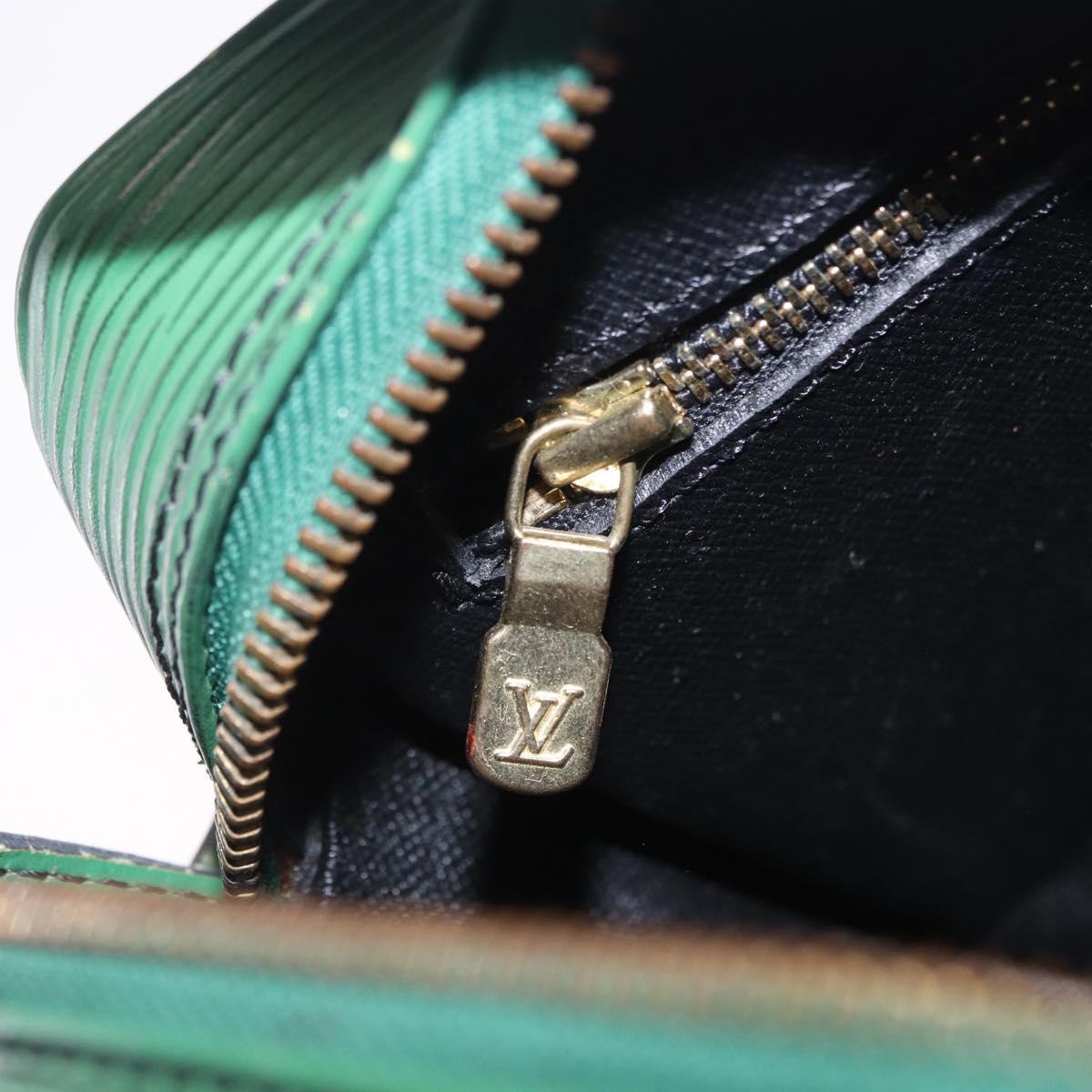 LOUIS VUITTON Epi Jeune Fille MM Shoulder Bag Green M52154 LV Auth 202611