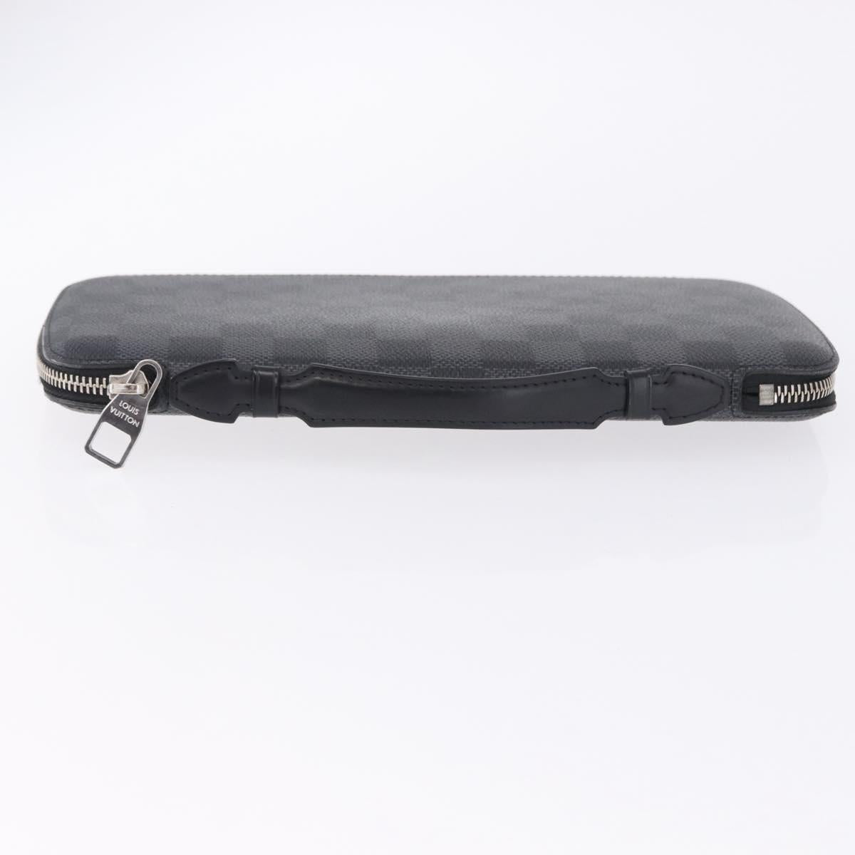 LOUIS VUITTON Damier Grafitte Organizer Atoll Travel Case N48255 LV Auth 202615A