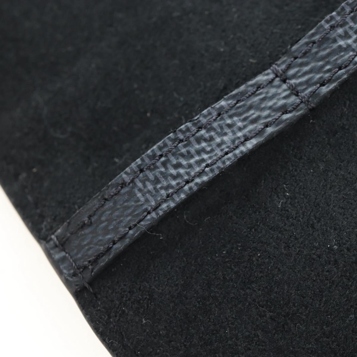 LOUIS VUITTON Damier Graphite Cufflinks LV Catch Cuffs M80188 LV Auth 202616V