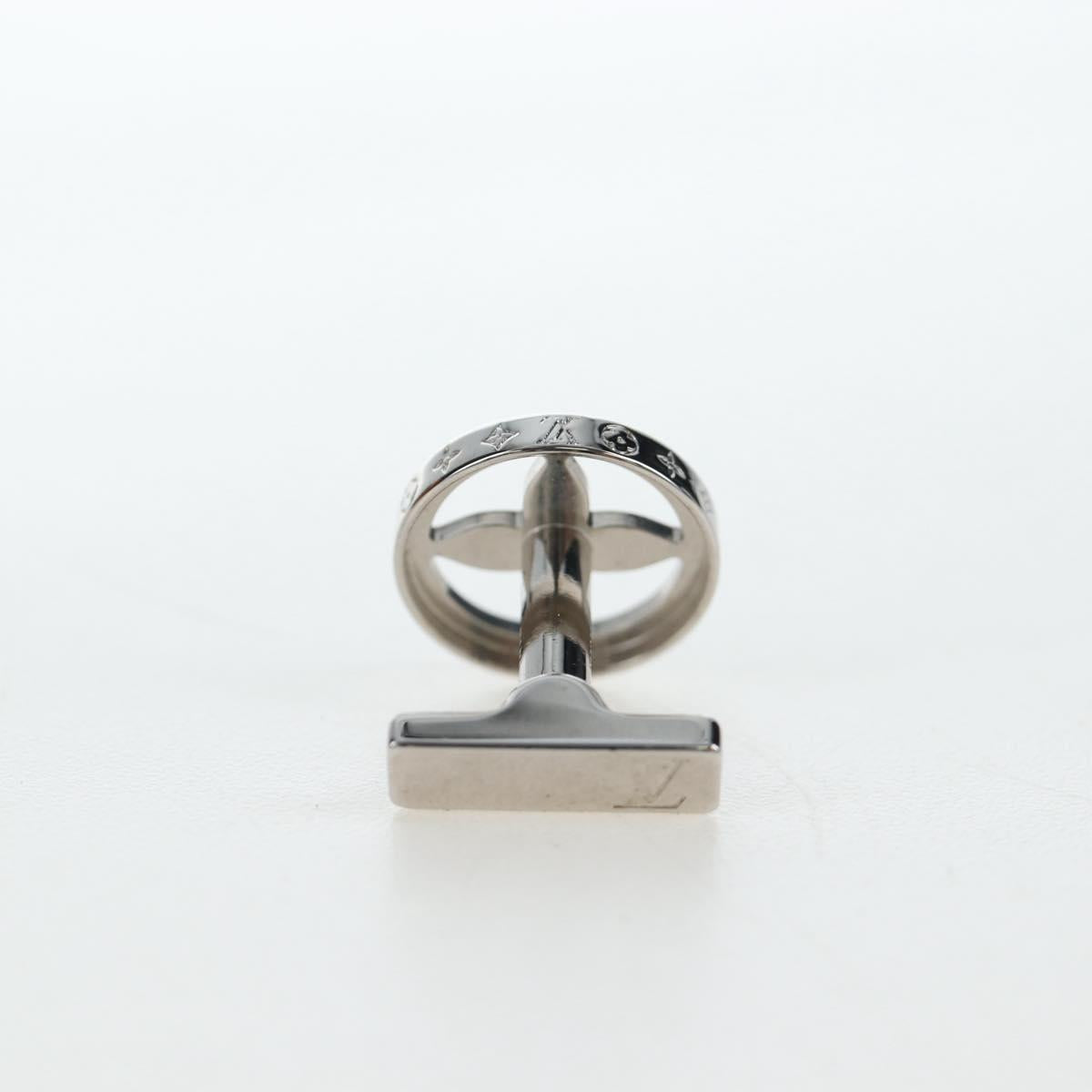 LOUIS VUITTON Damier Graphite Cufflinks LV Catch Cuffs M80188 LV Auth 202616V