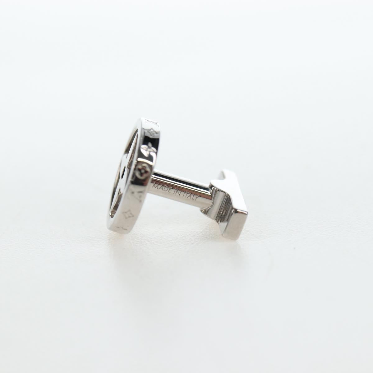 LOUIS VUITTON Damier Graphite Cufflinks LV Catch Cuffs M80188 LV Auth 202616V