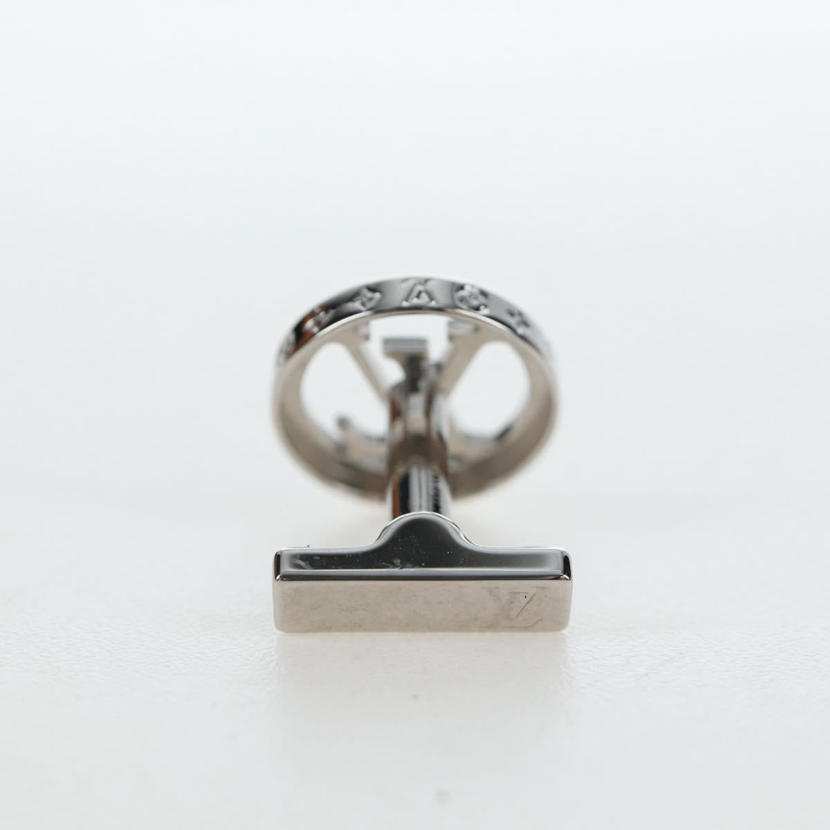 LOUIS VUITTON Damier Graphite Cufflinks LV Catch Cuffs M80188 LV Auth 202616V