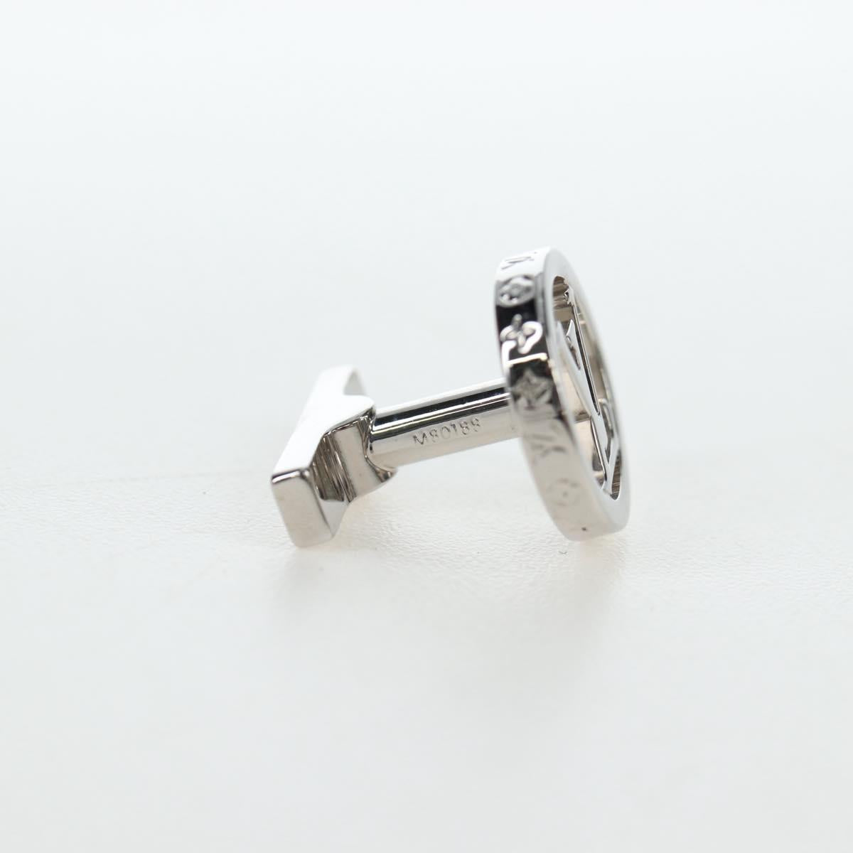 LOUIS VUITTON Damier Graphite Cufflinks LV Catch Cuffs M80188 LV Auth 202616V