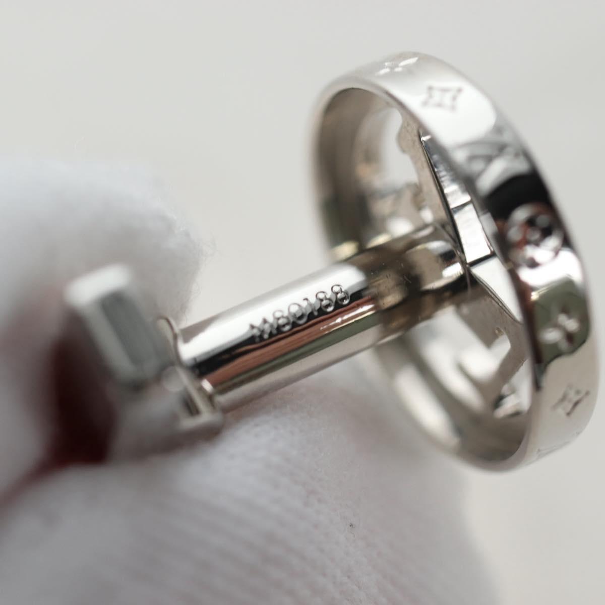 LOUIS VUITTON Damier Graphite Cufflinks LV Catch Cuffs M80188 LV Auth 202616V