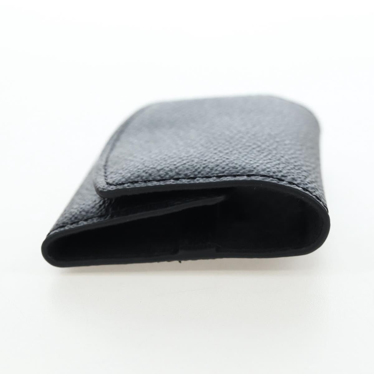 LOUIS VUITTON Damier Graphite Cufflinks LV Catch Cuffs M80188 LV Auth 202616V