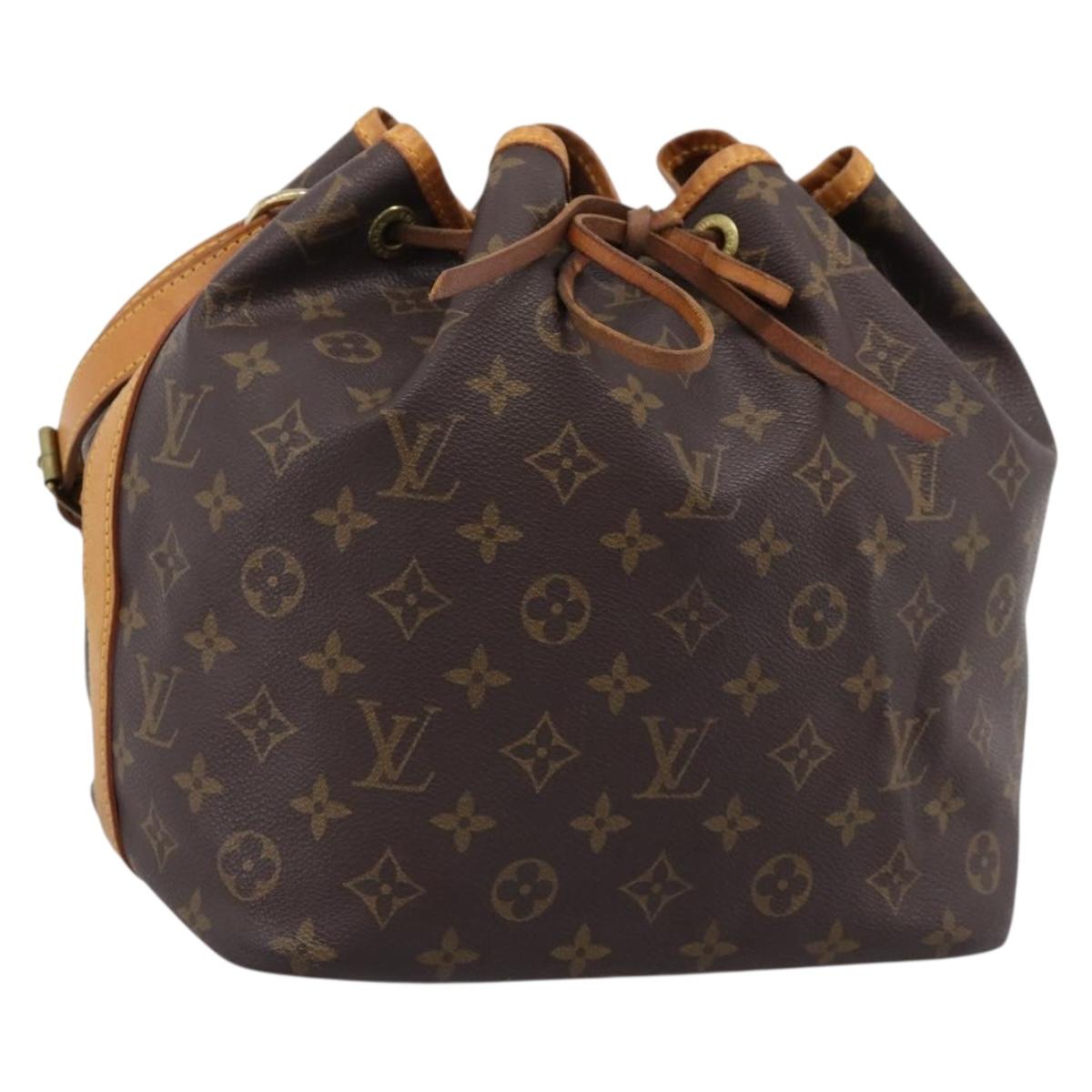 LOUIS VUITTON Monogram Petit Noe Shoulder Bag M42226 LV Auth 202618