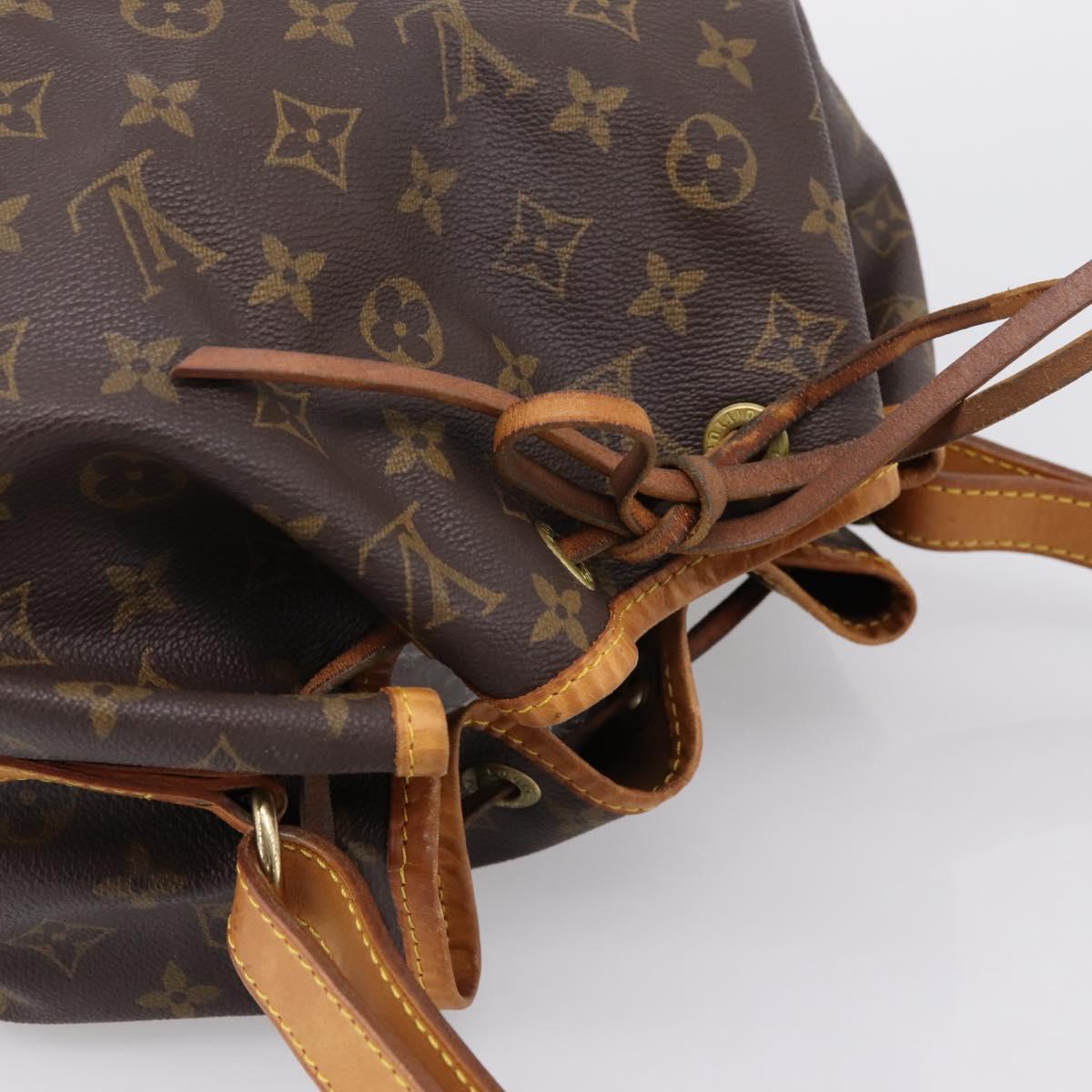 LOUIS VUITTON Monogram Petit Noe Shoulder Bag M42226 LV Auth 202618