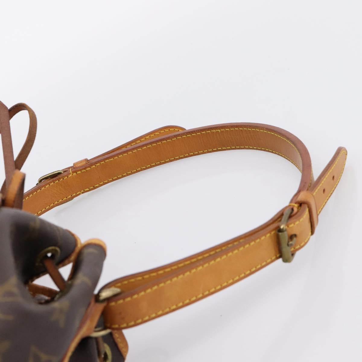 LOUIS VUITTON Monogram Petit Noe Shoulder Bag M42226 LV Auth 202618