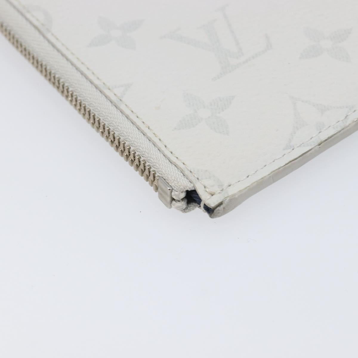 LOUIS VUITTON Monogram White Pochette Jules PM Bag White M61745 LV Auth 202622V
