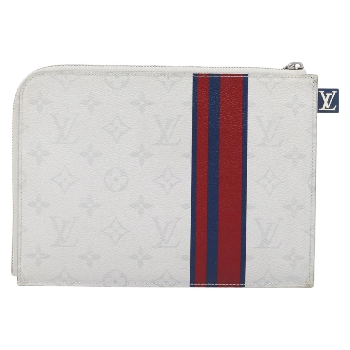 LOUIS VUITTON Monogram White Pochette Jules PM Bag White M61745 LV Auth 202622V