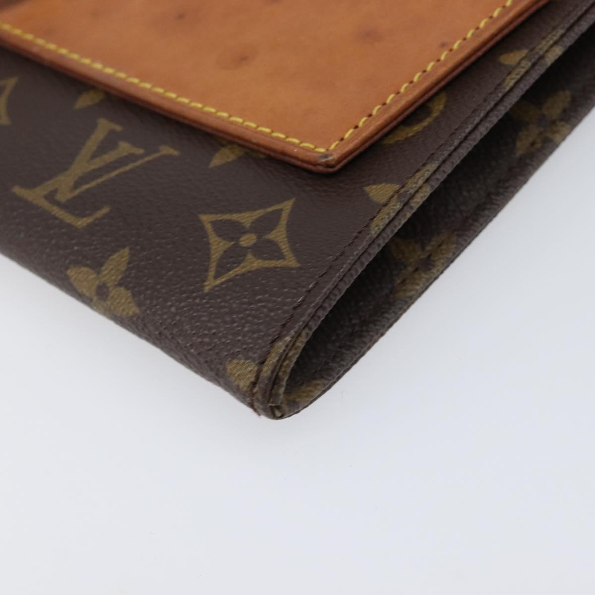 LOUIS VUITTON Monogram Pochette Jena Clutch Bag M51808 LV Auth 202623