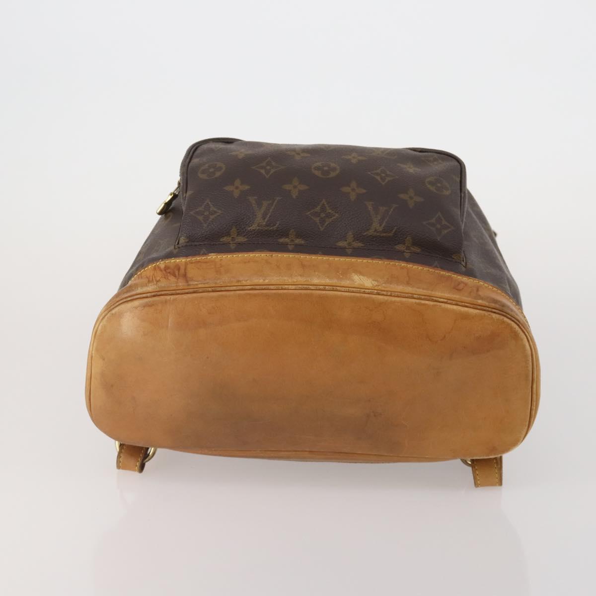 LOUIS VUITTON Monogram Montsouris GM Backpack M51135 LV Auth 202631