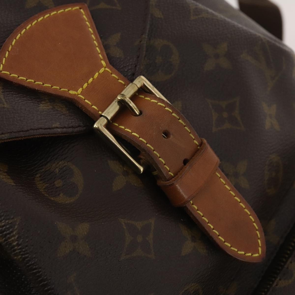 LOUIS VUITTON Monogram Montsouris GM Backpack M51135 LV Auth 202631
