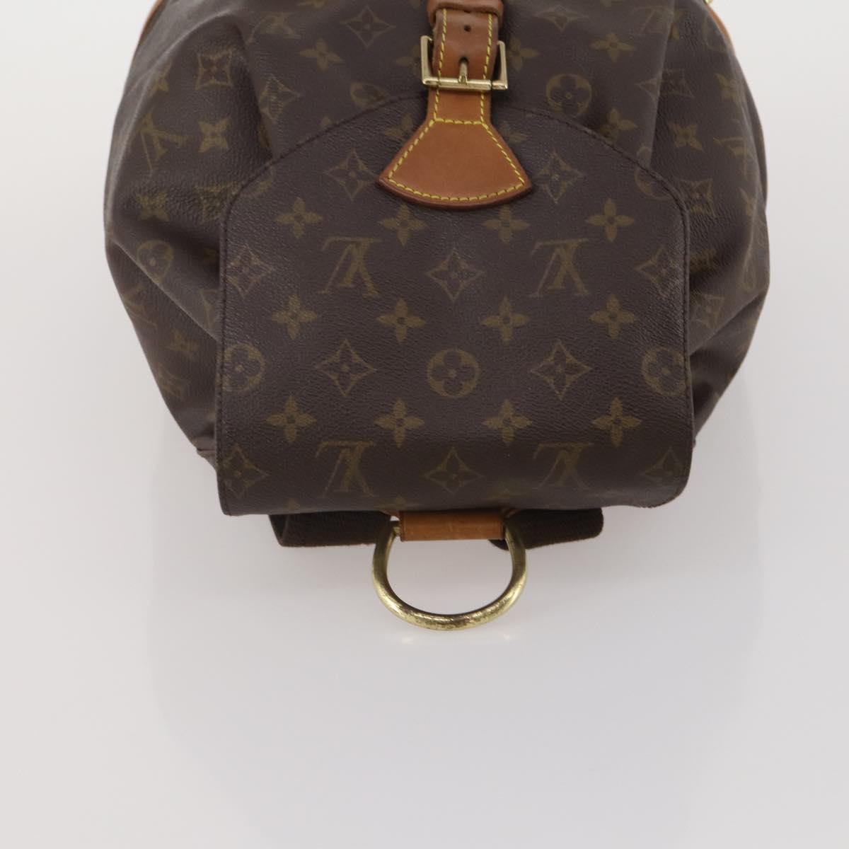 LOUIS VUITTON Monogram Montsouris GM Backpack M51135 LV Auth 202631