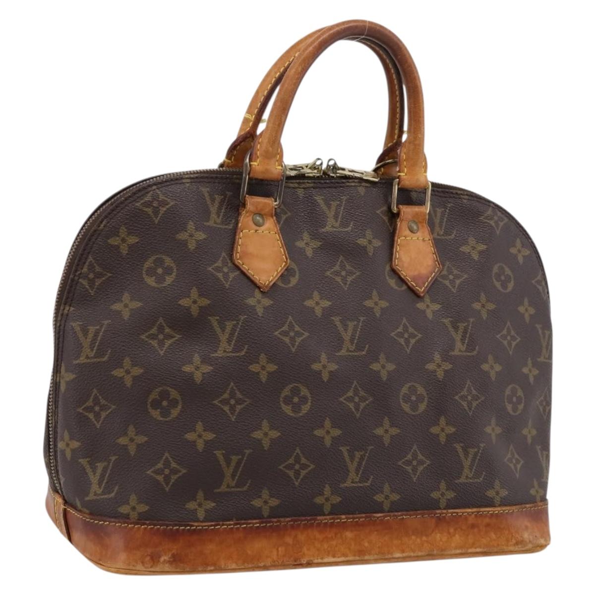 LOUIS VUITTON Monogram Alma Hand Bag M51130 LV Auth 202633