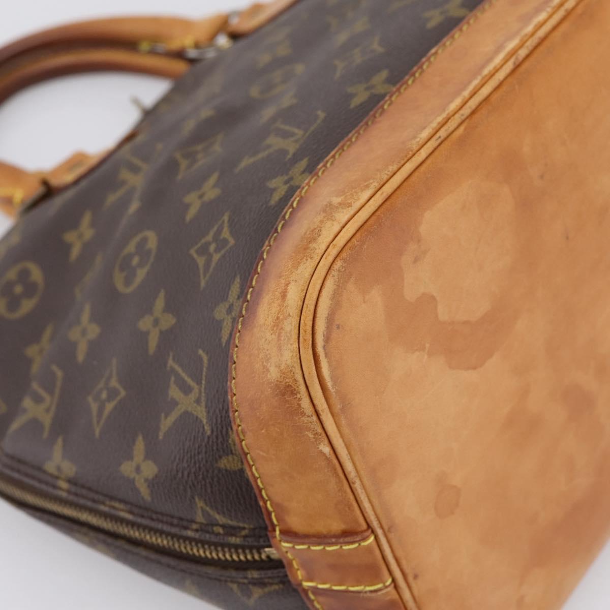 LOUIS VUITTON Monogram Alma Hand Bag M51130 LV Auth 202633