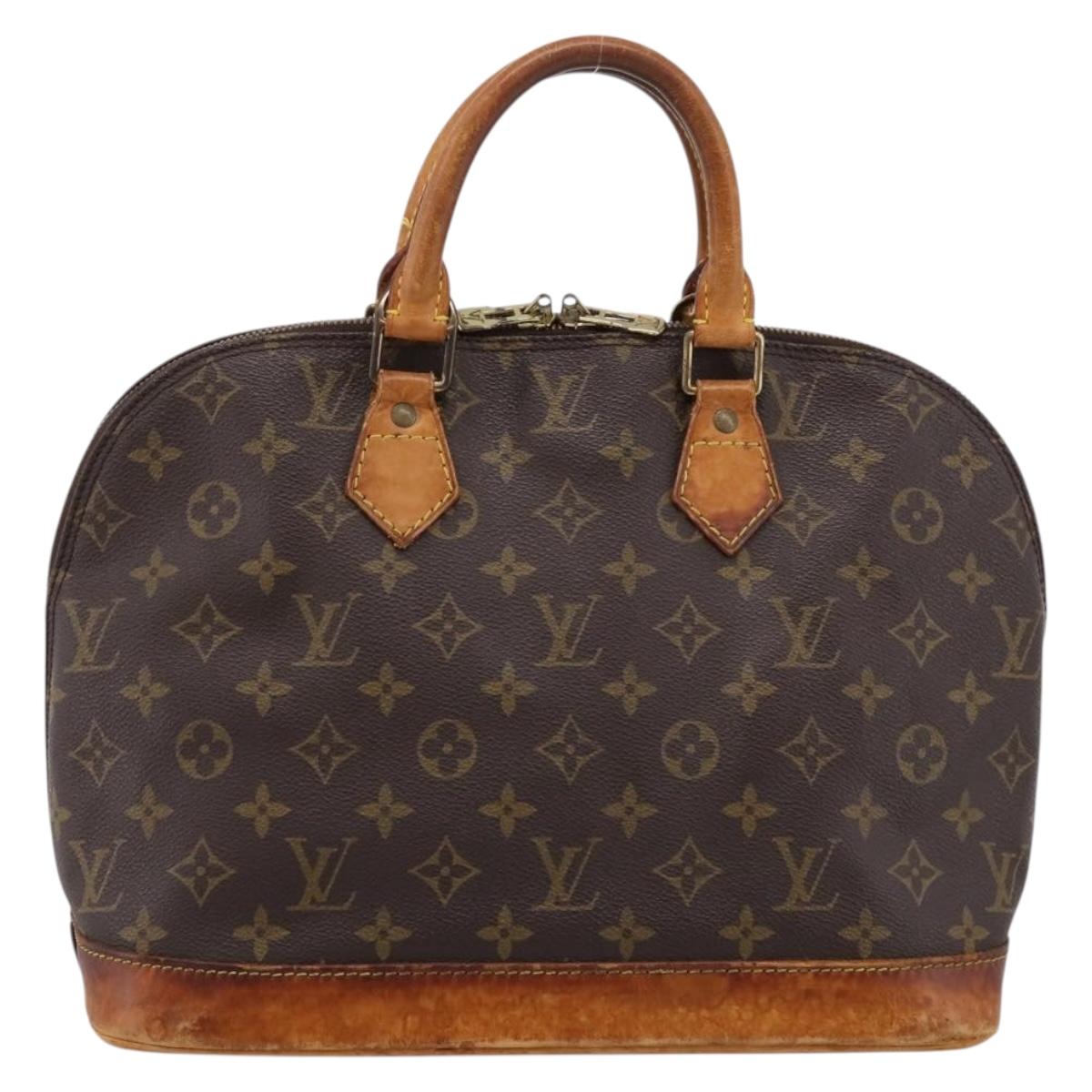LOUIS VUITTON Monogram Alma Hand Bag M51130 LV Auth 202633