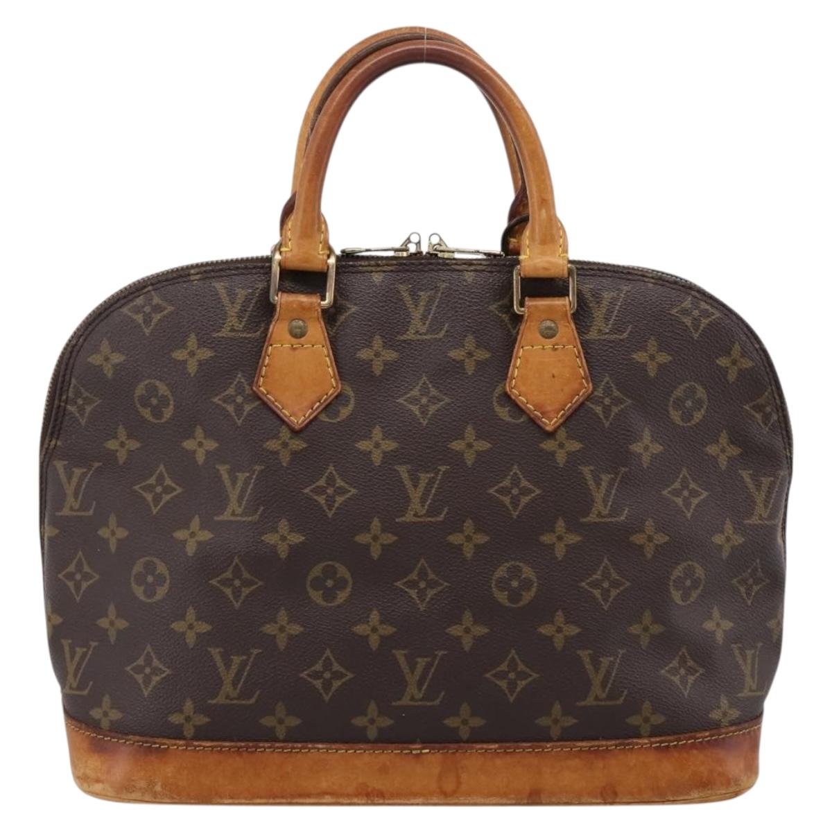 LOUIS VUITTON Monogram Alma Hand Bag M51130 LV Auth 202633