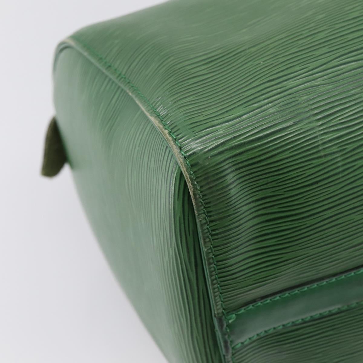 LOUIS VUITTON Epi Speedy 30 Hand Bag Borneo Green M43004 LV Auth 202634