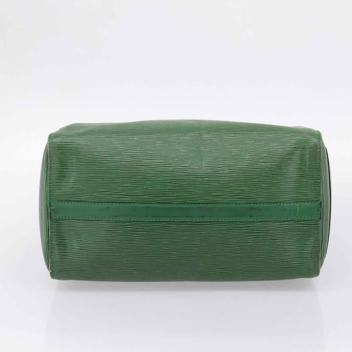 LOUIS VUITTON Epi Speedy 30 Hand Bag Borneo Green M43004 LV Auth 202634