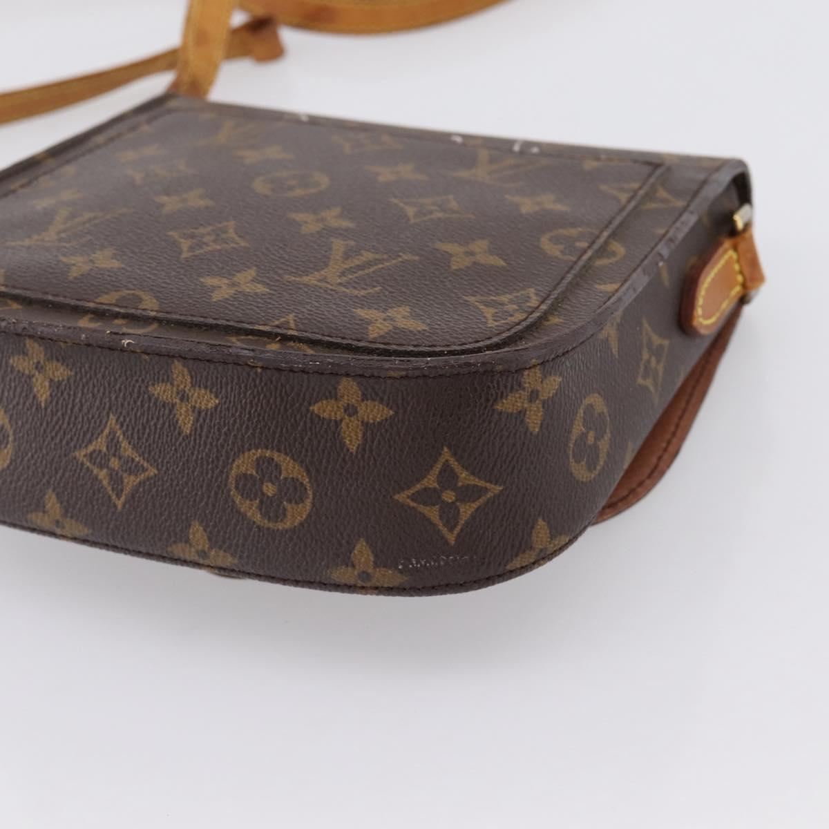 LOUIS VUITTON Monogram Saint Cloud MM Shoulder Bag M51243 LV Auth 202638