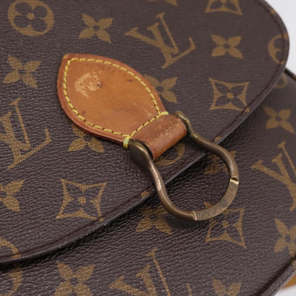 LOUIS VUITTON Monogram Saint Cloud MM Shoulder Bag M51243 LV Auth 202638