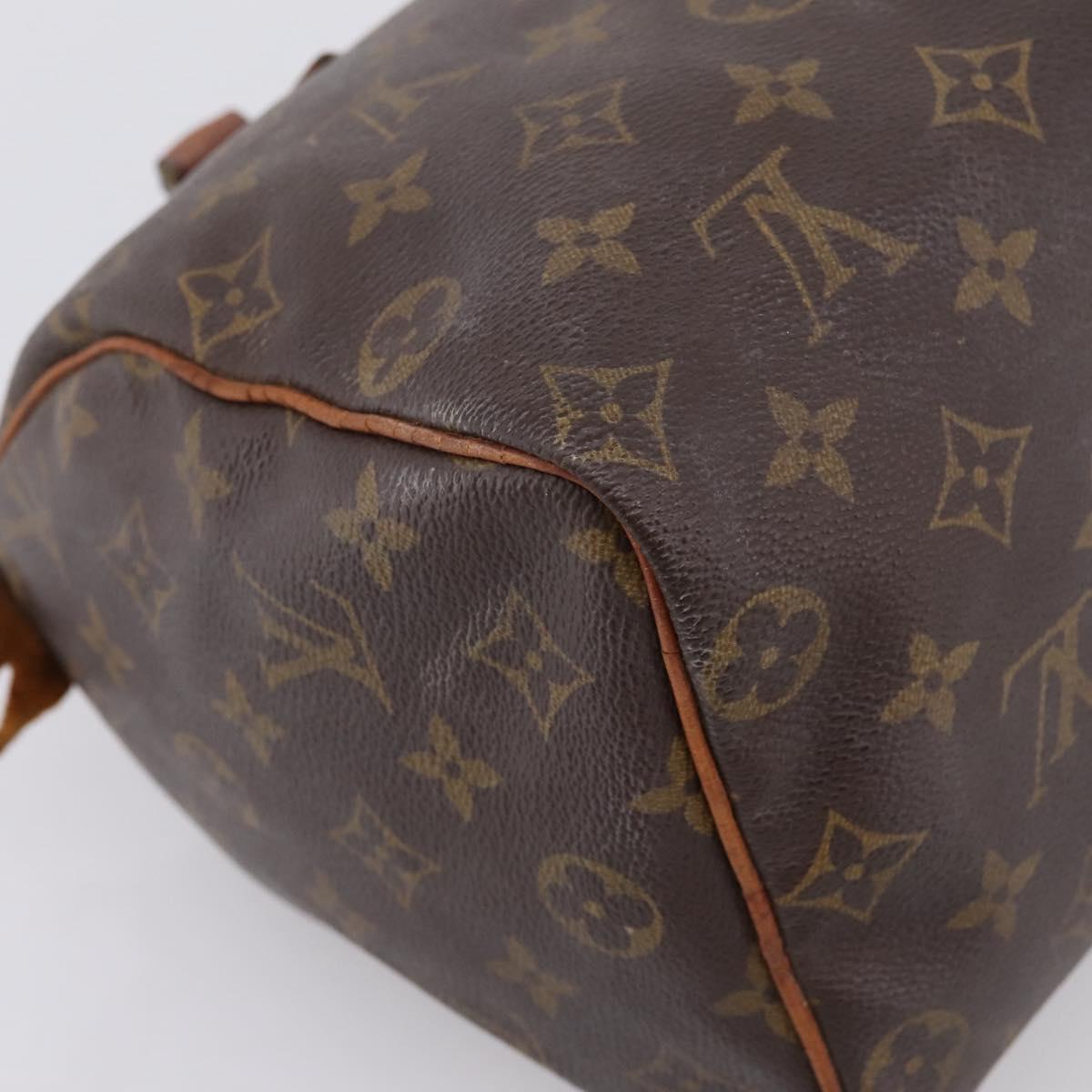 LOUIS VUITTON Monogram Speedy 25 Hand Bag M41528 LV Auth 202656