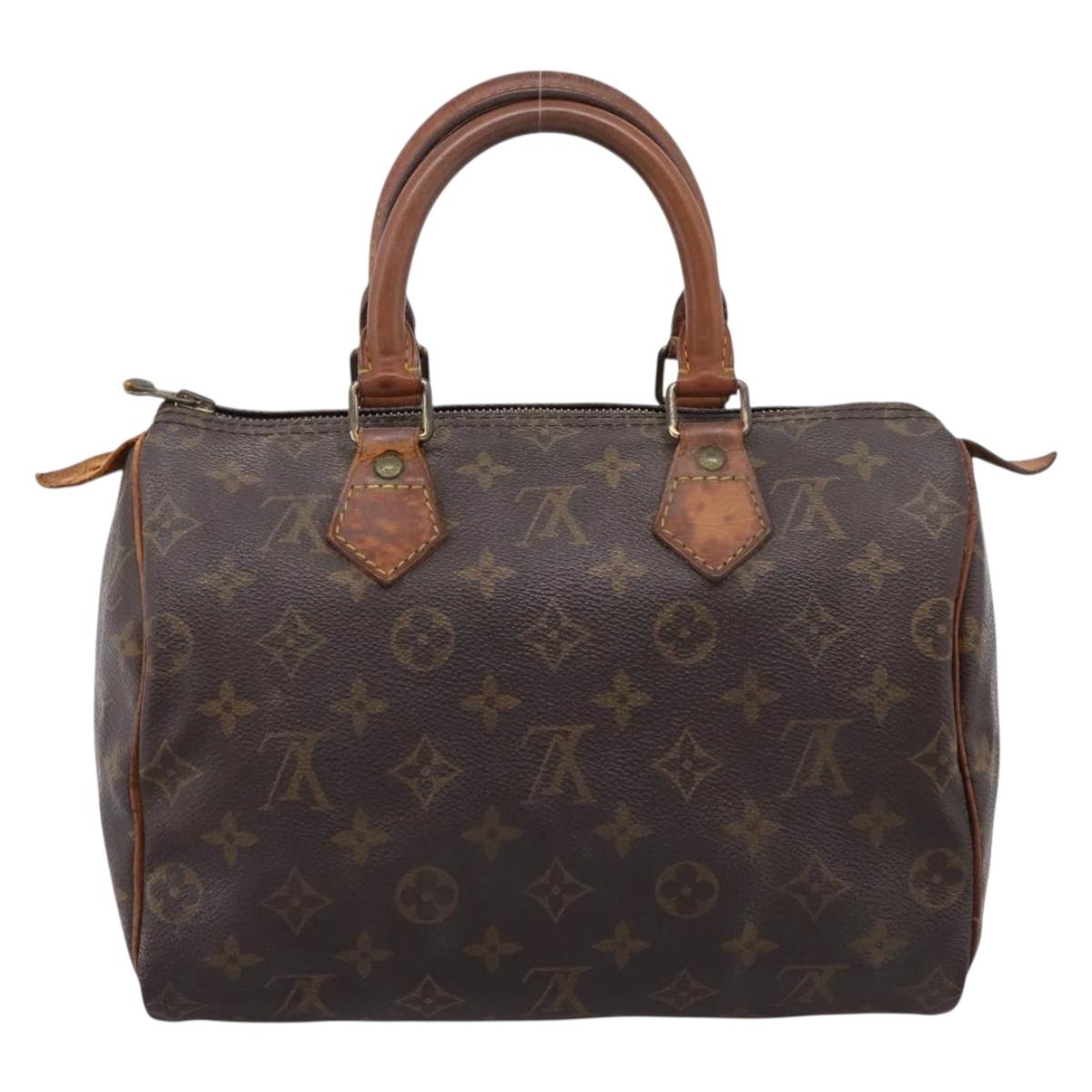 LOUIS VUITTON Monogram Speedy 25 Hand Bag M41528 LV Auth 202656