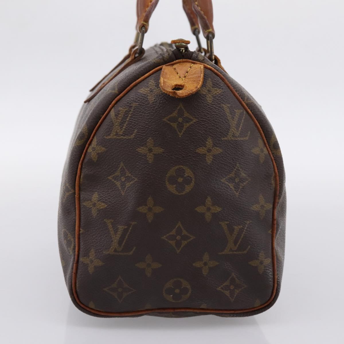 LOUIS VUITTON Monogram Speedy 25 Hand Bag M41528 LV Auth 202656