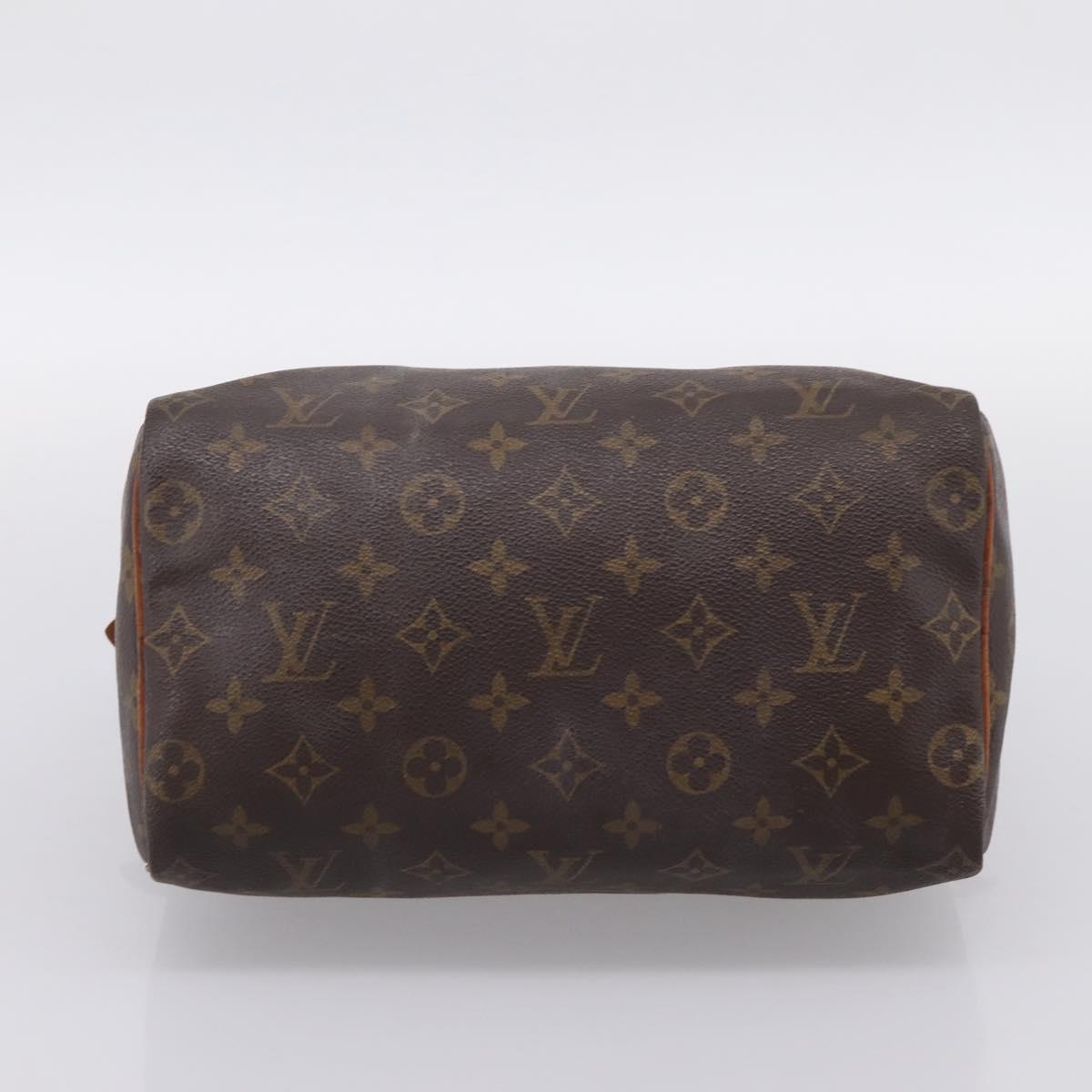 LOUIS VUITTON Monogram Speedy 25 Hand Bag M41528 LV Auth 202656