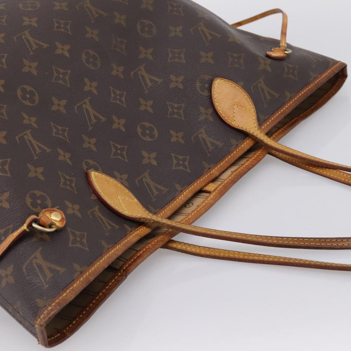 LOUIS VUITTON Monogram Neverfull MM Tote Bag M40156 LV Auth 202664A