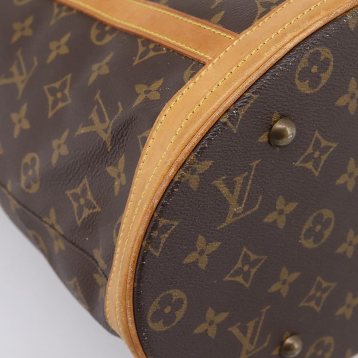 LOUIS VUITTON Monogram Bucket GM Shoulder Bag M42236 LV Auth 202671