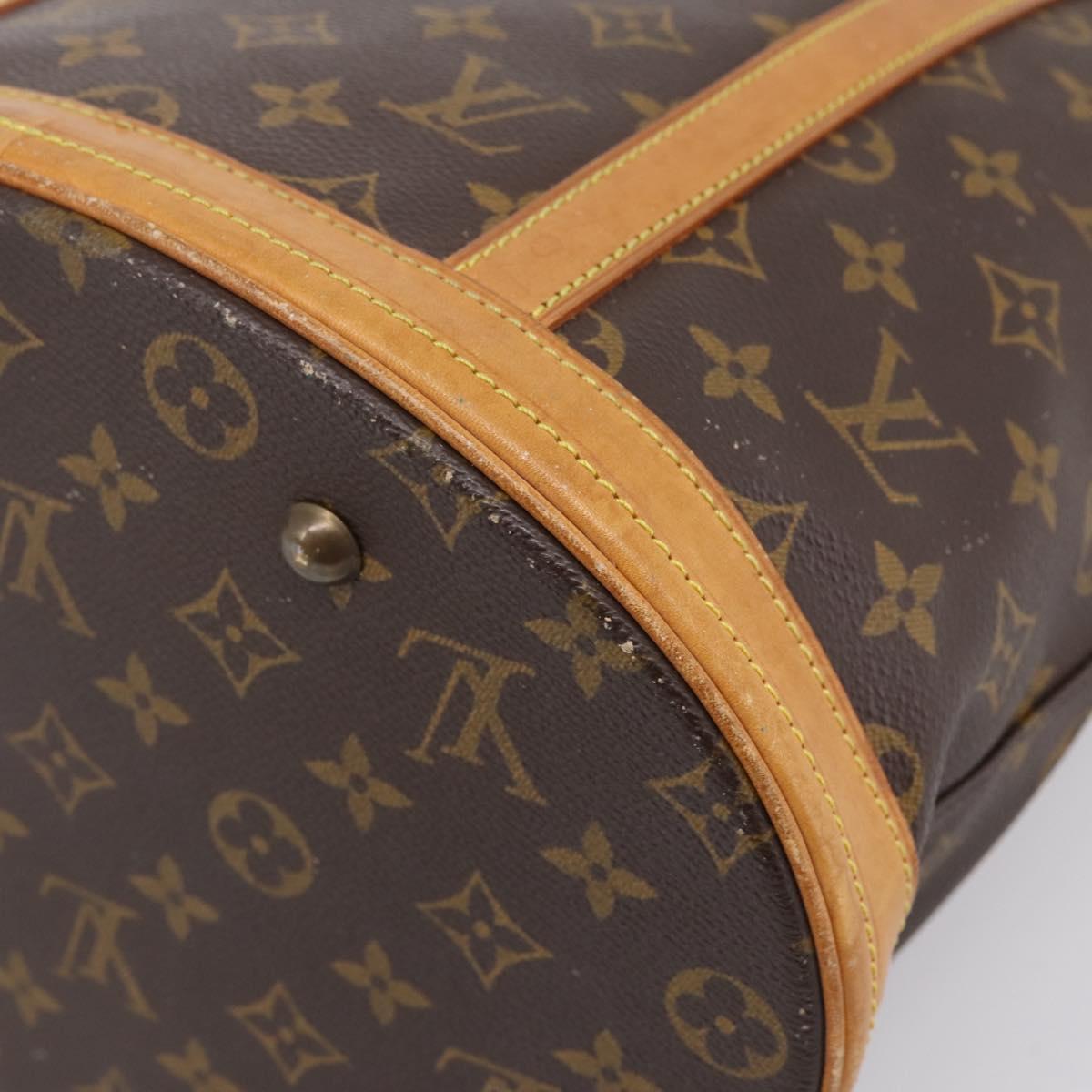 LOUIS VUITTON Monogram Bucket GM Shoulder Bag M42236 LV Auth 202671