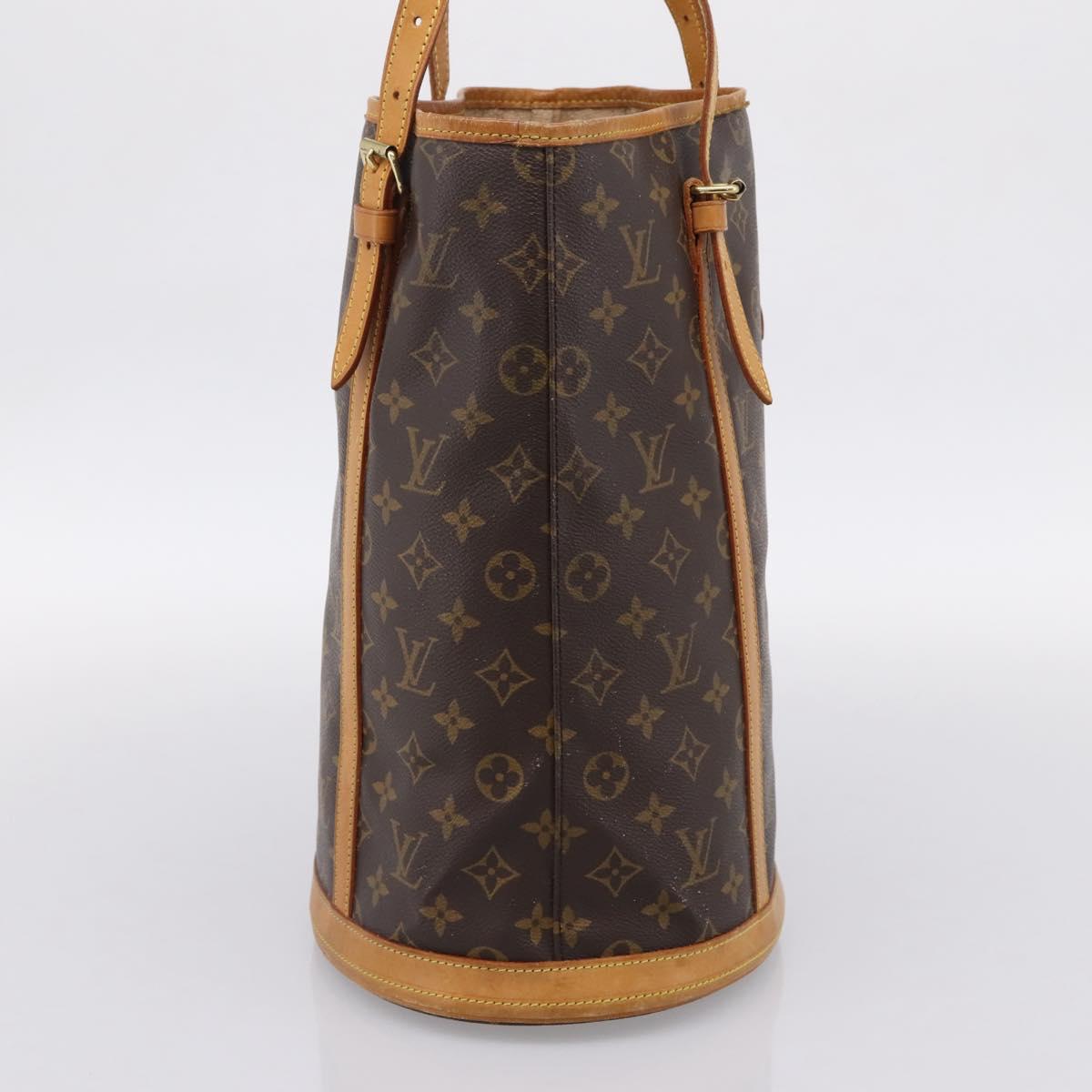 LOUIS VUITTON Monogram Bucket GM Shoulder Bag M42236 LV Auth 202671