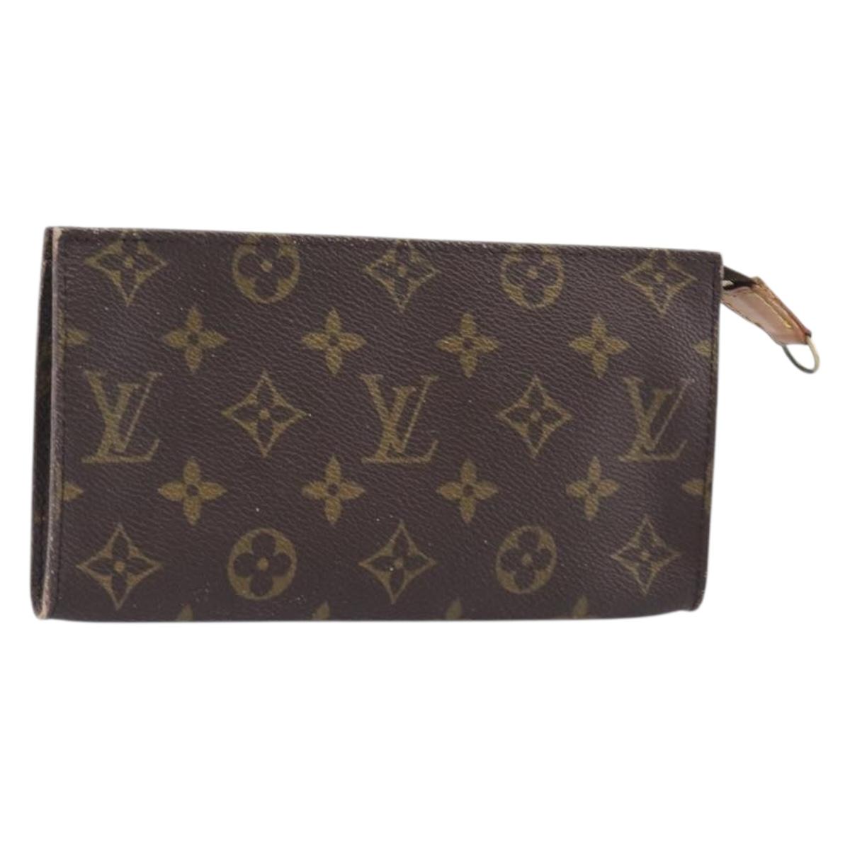 LOUIS VUITTON Monogram Bucket GM Accessory Pouch LV Auth 202672