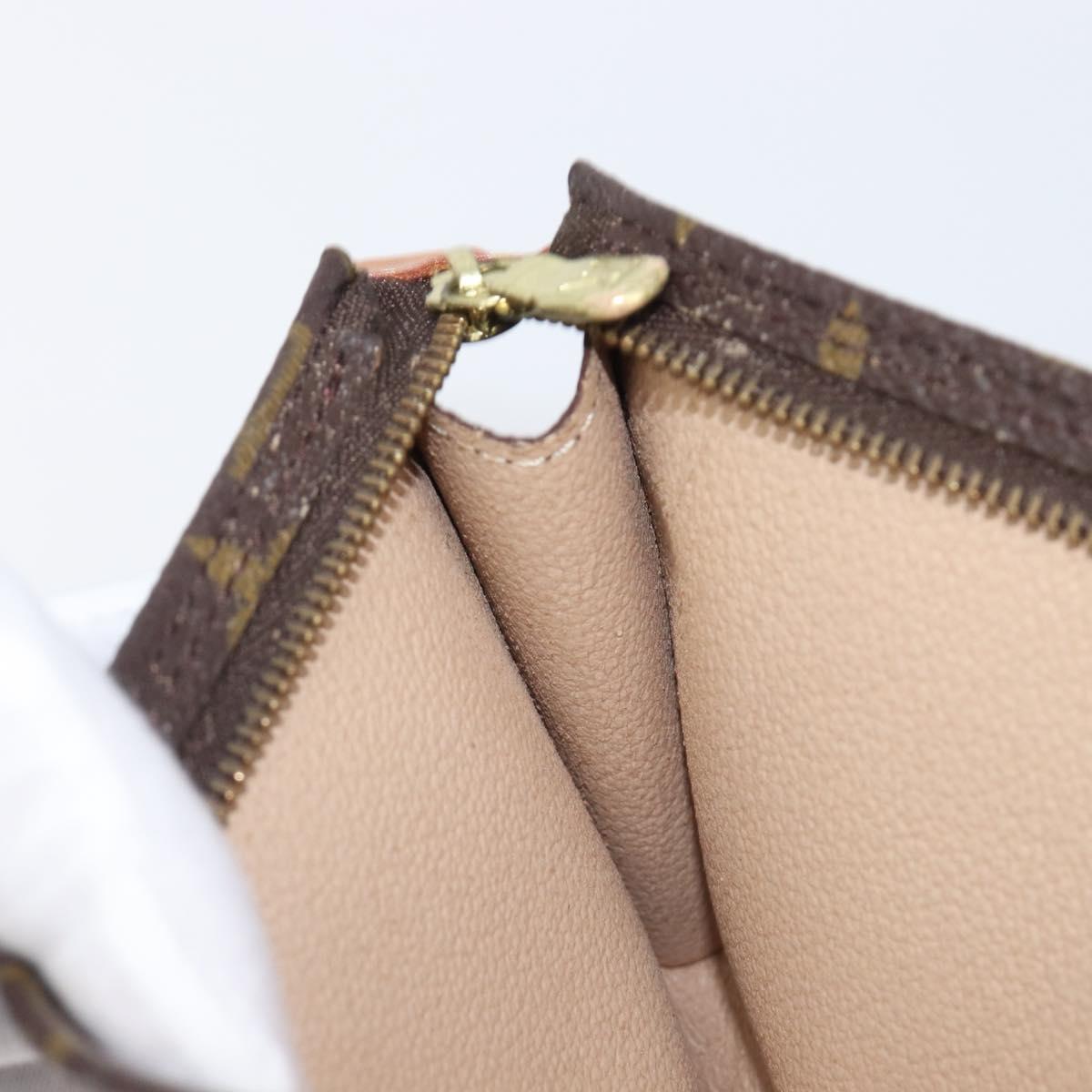 LOUIS VUITTON Monogram Bucket GM Accessory Pouch LV Auth 202672