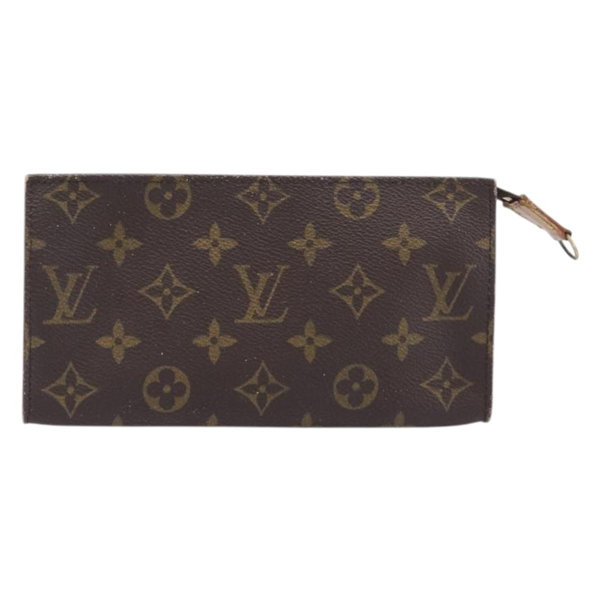 LOUIS VUITTON Monogram Bucket GM Accessory Pouch LV Auth 202672
