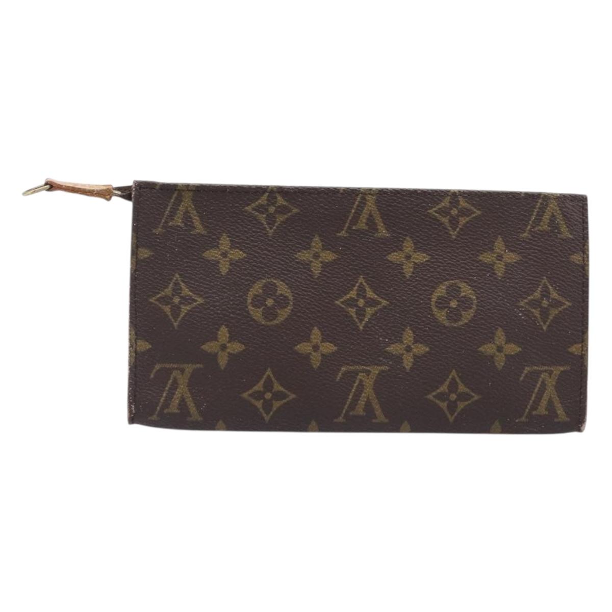 LOUIS VUITTON Monogram Bucket GM Accessory Pouch LV Auth 202672