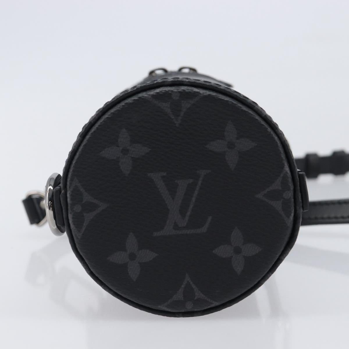 LOUIS VUITTON Monogram Eclipse Bottle Holder Porte Boutille GI0398 Auth 202678M