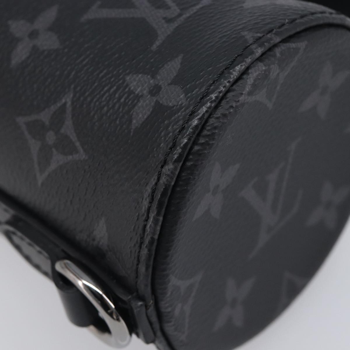 LOUIS VUITTON Monogram Eclipse Bottle Holder Porte Boutille GI0398 Auth 202678M