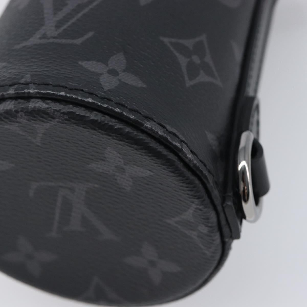 LOUIS VUITTON Monogram Eclipse Bottle Holder Porte Boutille GI0398 Auth 202678M