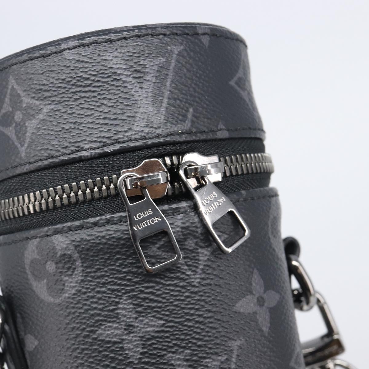 LOUIS VUITTON Monogram Eclipse Bottle Holder Porte Boutille GI0398 Auth 202678M