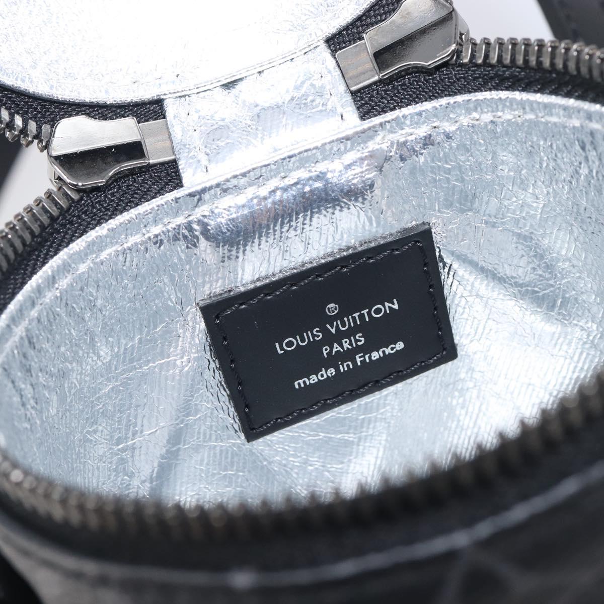 LOUIS VUITTON Monogram Eclipse Bottle Holder Porte Boutille GI0398 Auth 202678M