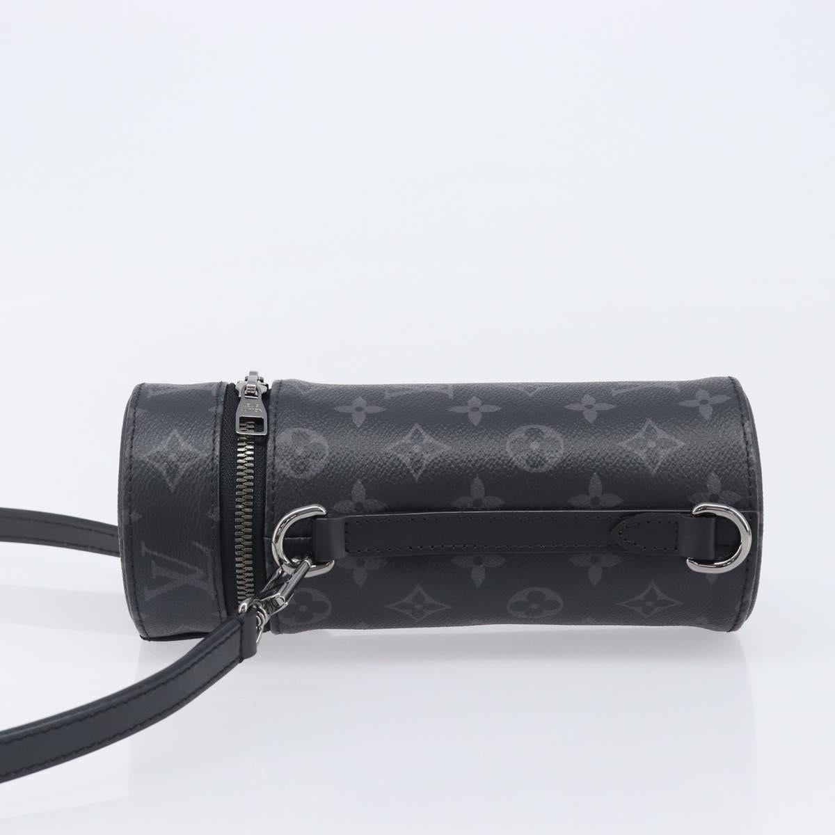 LOUIS VUITTON Monogram Eclipse Bottle Holder Porte Boutille GI0398 Auth 202678M