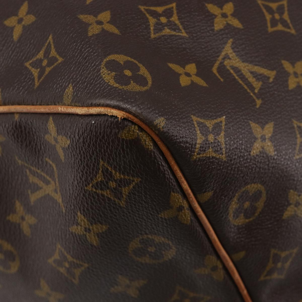 LOUIS VUITTON Monogram Keepall 55 Boston Bag M41424 LV Auth 202683A