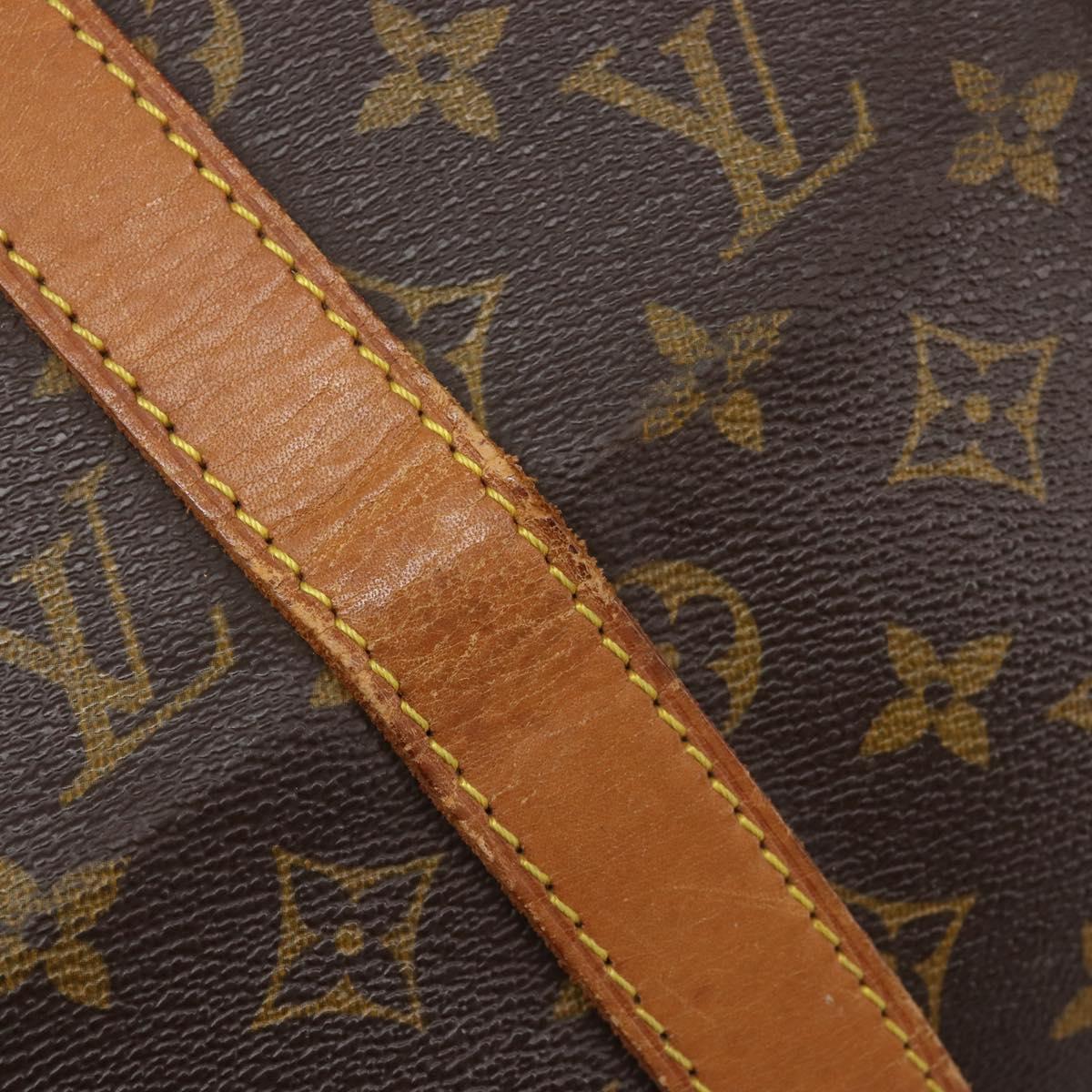 LOUIS VUITTON Monogram Keepall 55 Boston Bag M41424 LV Auth 202683A