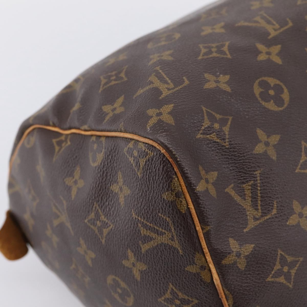 LOUIS VUITTON Monogram Speedy 30 Hand Bag M41526 LV Auth 202692