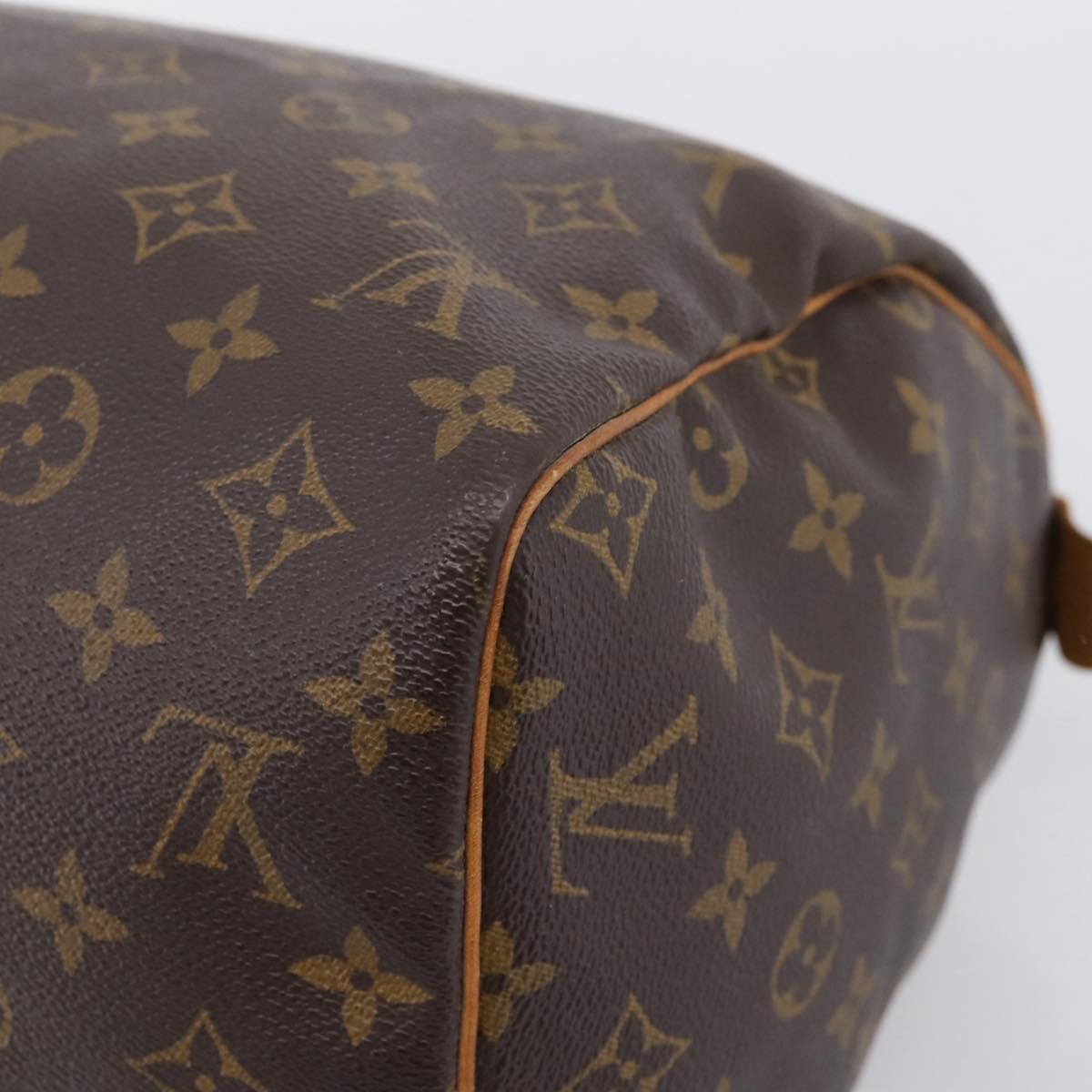 LOUIS VUITTON Monogram Speedy 30 Hand Bag M41526 LV Auth 202692